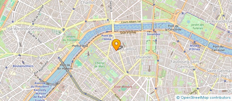 localisation de l'entreprise SCI SOLANA à PARIS