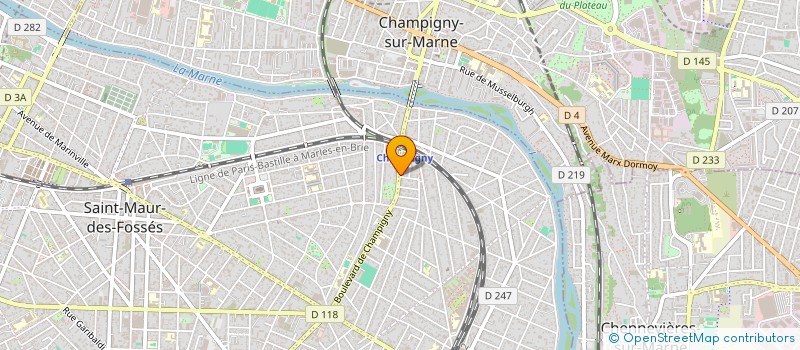 localisation de l'entreprise SCI SOLANEL à SAINT-MAUR-DES-FOSSES