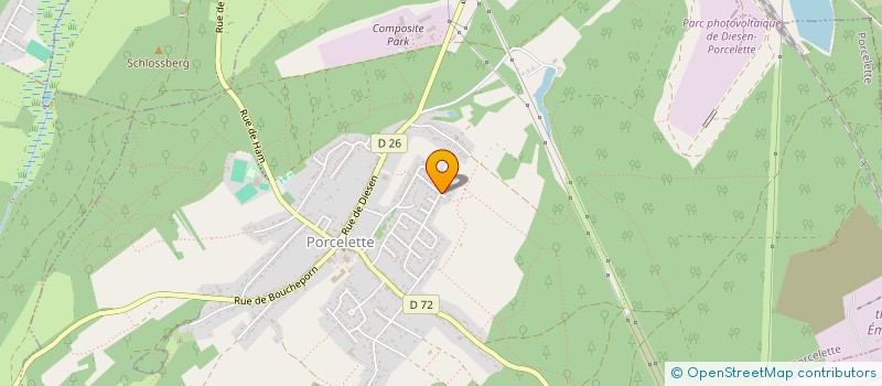 localisation de l'entreprise SCI SOLANGE  PORCELETTE