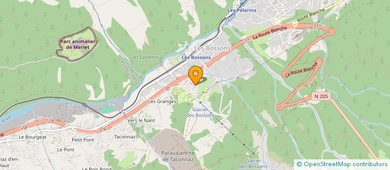 localisation de l'entreprise SCI SOLANIE à CHAMONIX-MONT-BLANC