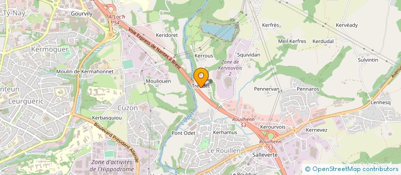 localisation de l'entreprise SCI SOLANOU  ERGUE GABERIC