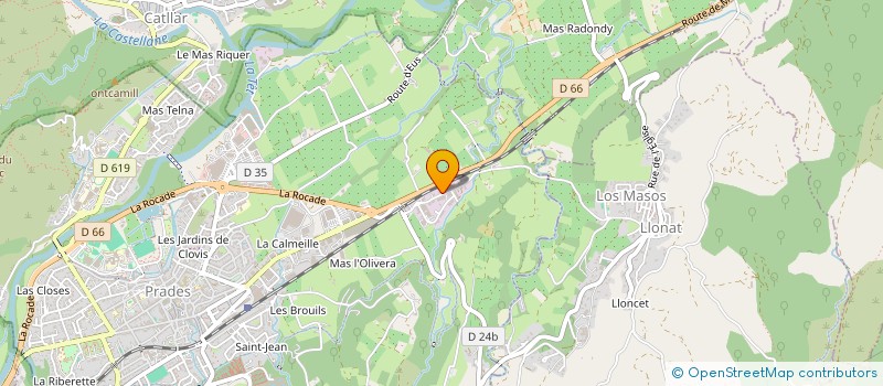 localisation de l'entreprise SCI SOLAPRA-GALA  PRADES