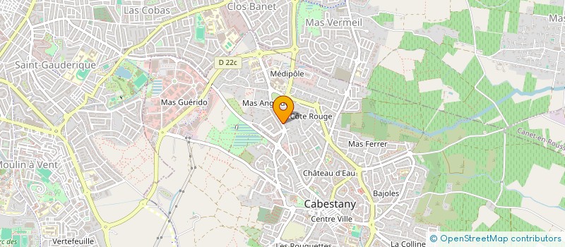 localisation de l'entreprise SCI SOLAR  CABESTANY