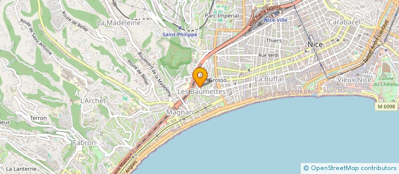 localisation de l'entreprise SCI  SOLAR AZUR  NICE