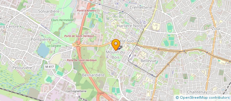 localisation de l'entreprise SCI SOLARDECHE  SAINT-HERBLAIN