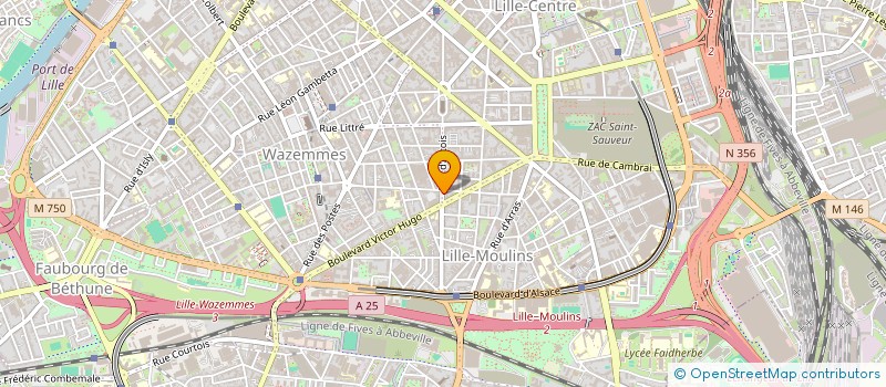 localisation de l'entreprise SCI SOLARI  LILLE