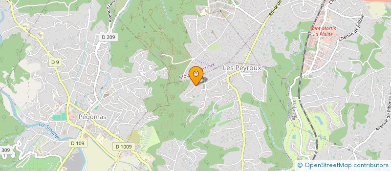 localisation de l'entreprise SCI SOLARIA à LA ROQUETTE-SUR-SIAGNE