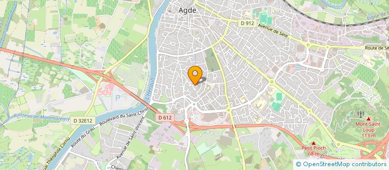 localisation de l'entreprise SCI SOLARIS  AGDE