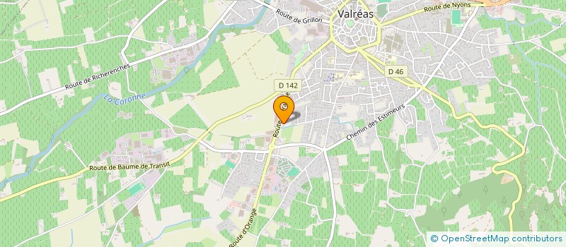 localisation de l'entreprise SCI SOLARIS à VALREAS