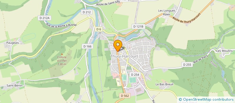 localisation de l'entreprise SCI SOLARIS  THURY-HARCOURT-LE-HOM