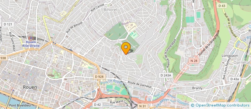 localisation de l'entreprise SCI SOLARIS à ROUEN