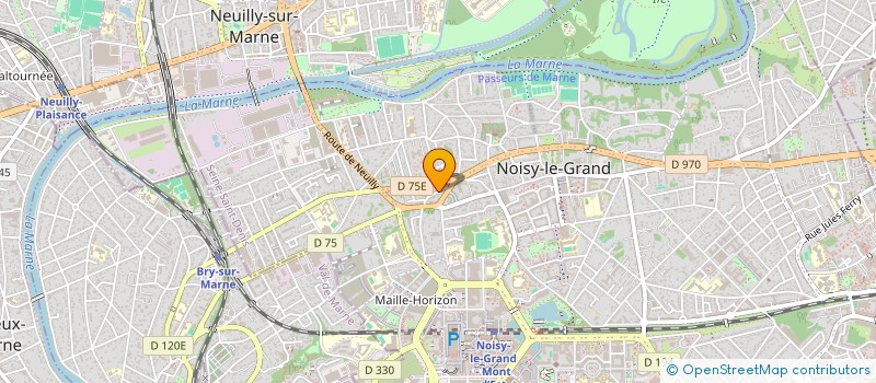 localisation de l'entreprise SCI SOLARIS  NOISY-LE-GRAND