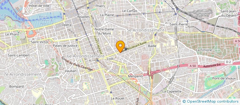 localisation de l'entreprise SCI SOLARIS à MARSEILLE