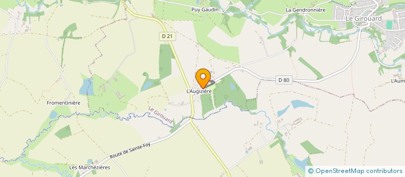 localisation de l'entreprise SCI SOLAU  LE GIROUARD