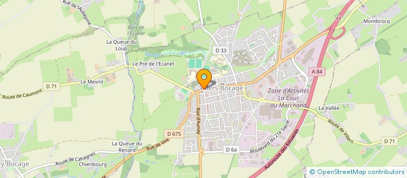 localisation de l'entreprise SCI SOLAU  VILLERS-BOCAGE