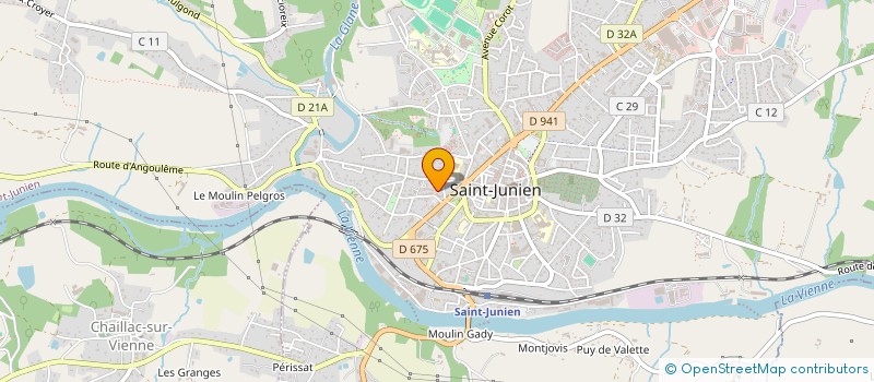localisation de l'entreprise SCI SOLAUNI à SAINT JUNIEN