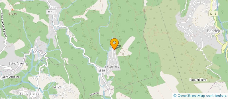 localisation de l'entreprise SCI SOLAUR  LEVENS