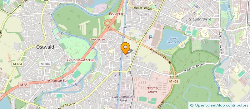 localisation de l'entreprise SCI SOLAUR  ILLKIRCH-GRAFFENSTADEN