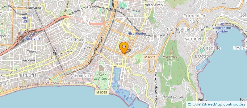 localisation de l'entreprise SCI SOLDIER IMMO à NICE