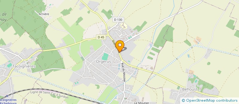 localisation de l'entreprise SCI SOLDINI FAG  ORGERUS