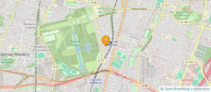 localisation de l'entreprise SCI SOLE à ANTONY
