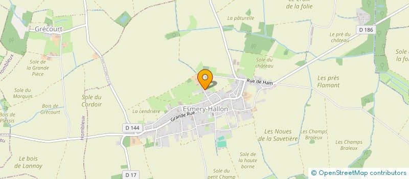 localisation de l'entreprise SCI SOLE DU MOULIN  HOMBLEUX