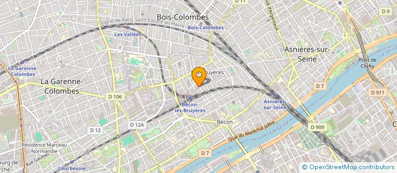 localisation de l'entreprise SCI SOLE MIO à ASNIERES-SUR-SEINE