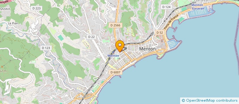 localisation de l'entreprise SCI SOLE MIO à MENTON
