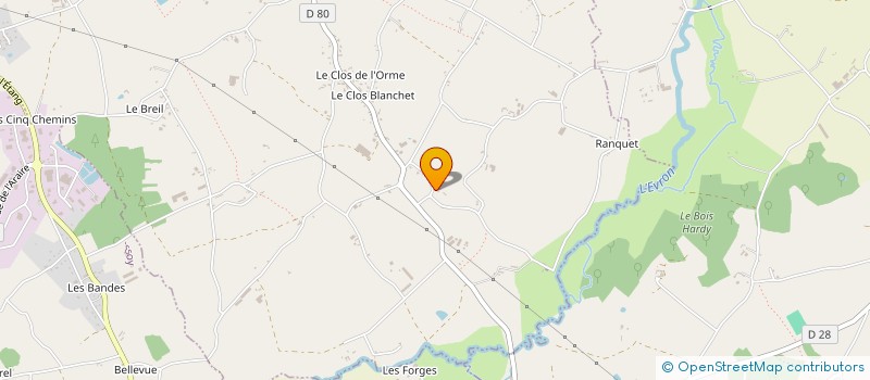 localisation de l'entreprise SCI SOLEA  POMMERET