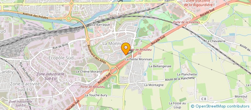 localisation de l'entreprise SCI SOLEAIRE  CESSON-SEVIGNE