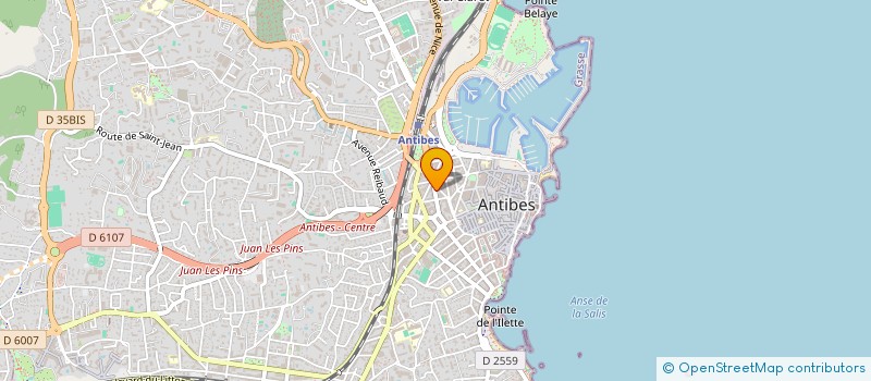 localisation de l'entreprise SCI SOLEAU à ANTIBES