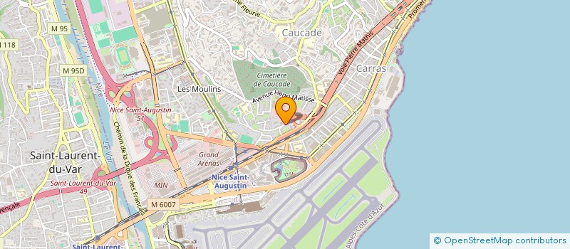 localisation de l'entreprise SCI SOLEAU à NICE