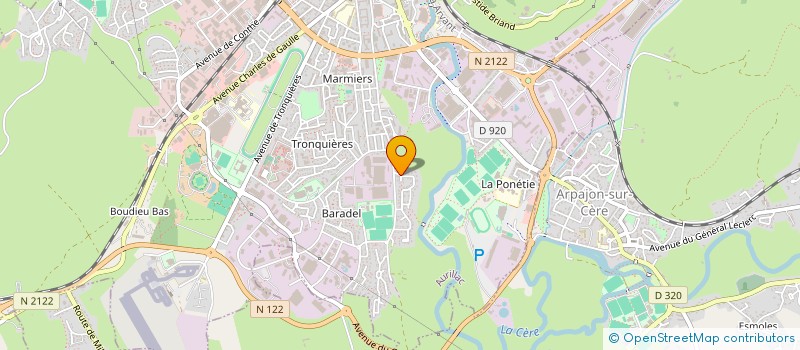 localisation de l'entreprise SCI SOLEDAD à AURILLAC