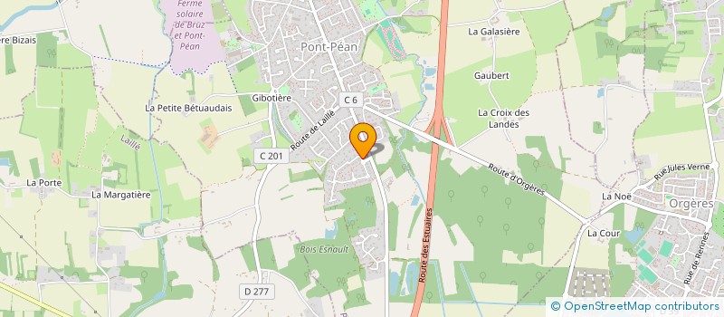 localisation de l'entreprise SCI SOLEDADE  PONT-PEAN