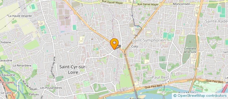 localisation de l'entreprise SCI SOLEHA  SAINT CYR SUR LOIRE