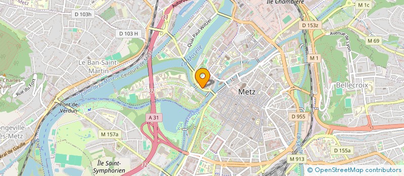 localisation de l'entreprise SCI SOLEIL  METZ