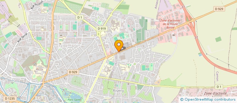 localisation de l'entreprise SCI SOLEIL à AMIENS