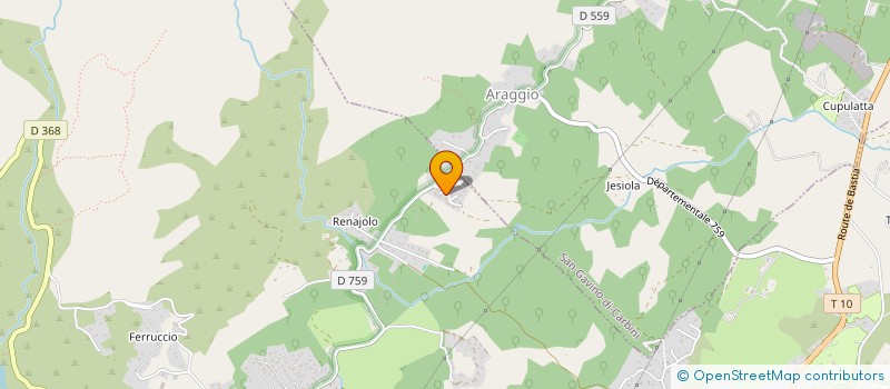 localisation de l'entreprise SCI SOLEIL  LECCI