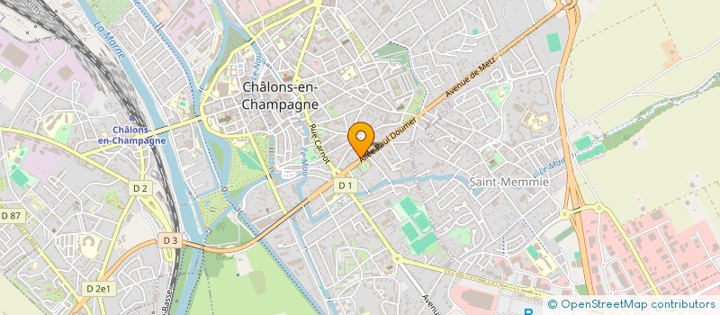 localisation de l'entreprise SCI SOLEIL  CHALONS-EN-CHAMPAGNE