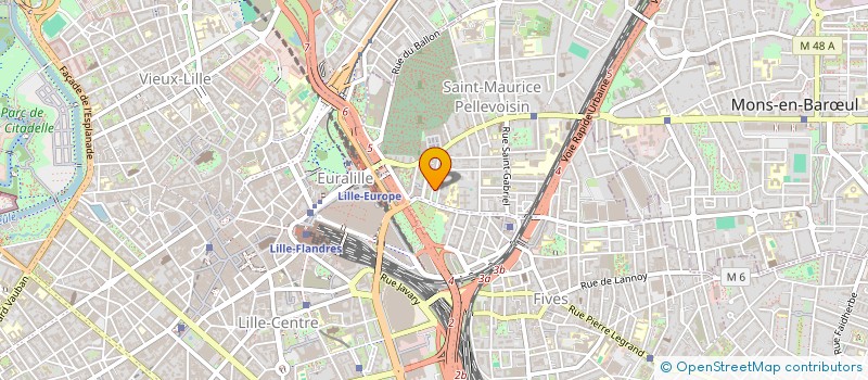 localisation de l'entreprise SCI SOLEIL à LILLE