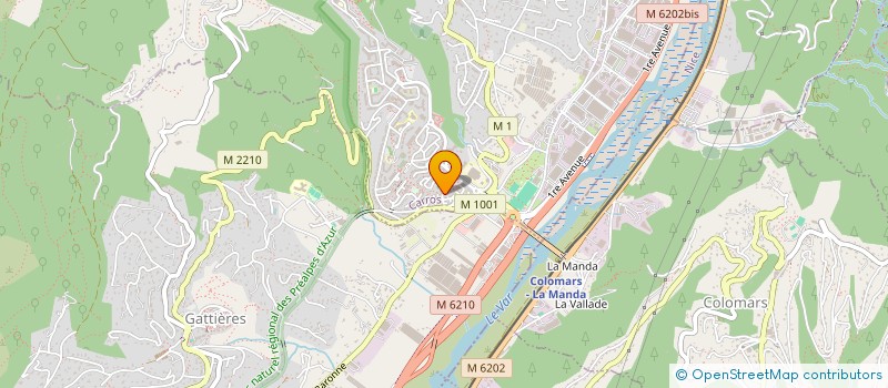 localisation de l'entreprise SCI SOLEIL  NICE