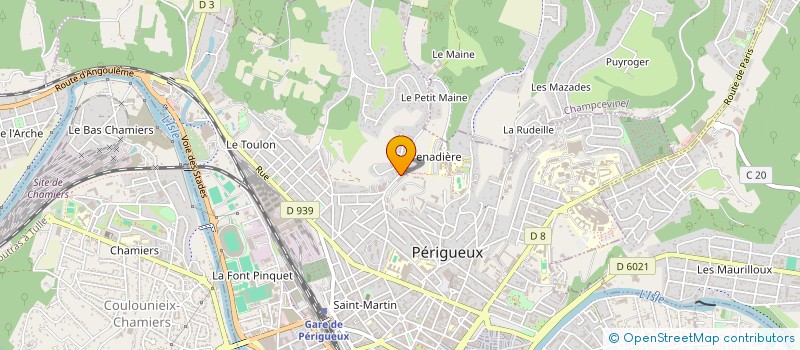 localisation de l'entreprise SCI SOLEIL à PERIGUEUX