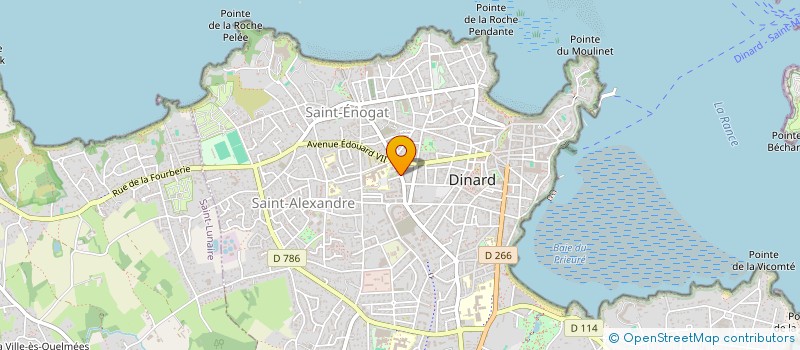 localisation de l'entreprise SCI SOLEIL  DINARD