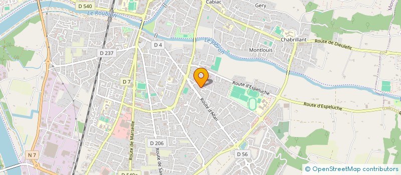localisation de l'entreprise SCI SOLEIL à MONTELIMAR