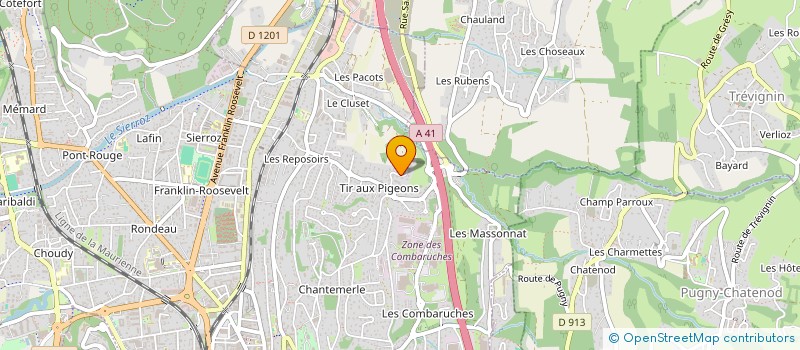 localisation de l'entreprise SCI SOLEIL  LA BIOLLE