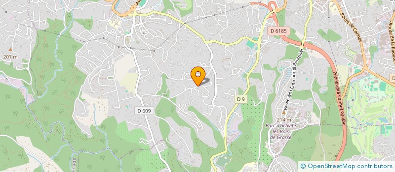 localisation de l'entreprise SCI SOLEIL à GRASSE