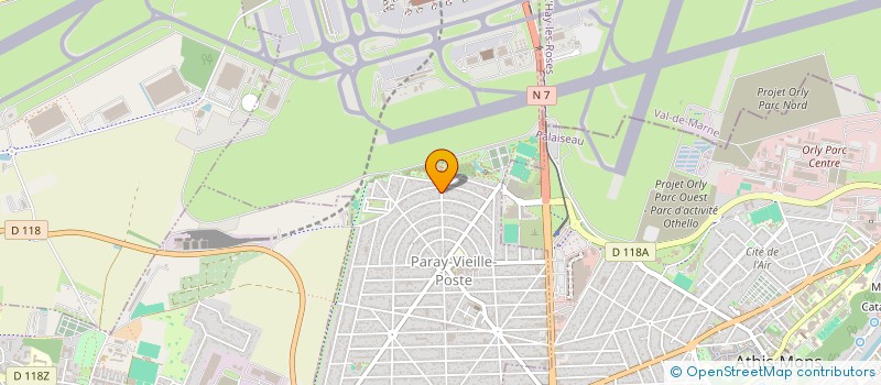 localisation de l'entreprise SCI SOLEIL 7 à PARAY-VIEILLE-POSTE