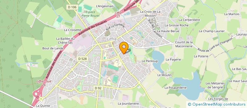 localisation de l'entreprise SCI SOLEIL  LIFFRE