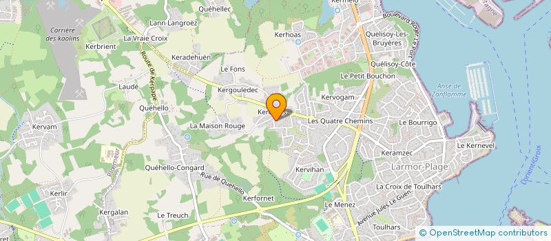 localisation de l'entreprise SCI SOLEIL  LARMOR-PLAGE