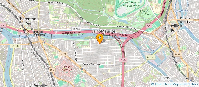 localisation de l'entreprise SCI SOLEIL à MAISONS-ALFORT